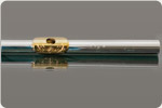 Silver & Gold Plating of a Flute Head Joint for the Musical Instrument Industry